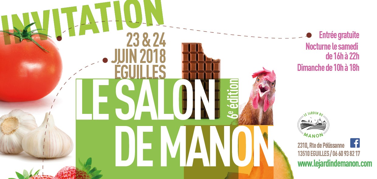 Voilà le Programme du salon de Manon le 23 & 24 juin 2018